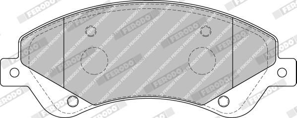 FERODO Plaquettes de frein à disque FVR1929