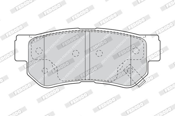 FERODO FDB1606 Brake Pad Set, disc brake