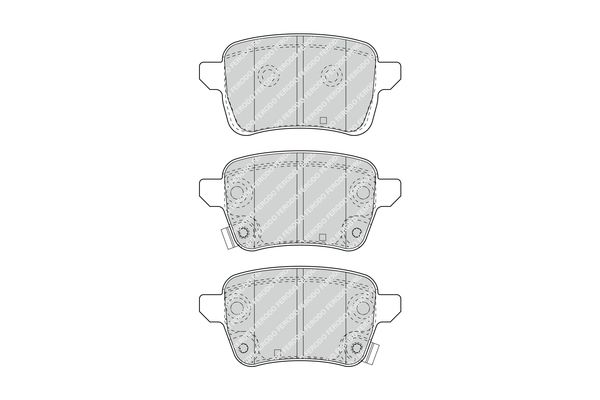 FERODO FDB4879 Brake Pad Set, disc brake