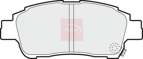 APEC Brake Pad Set, disc brake PAD1092