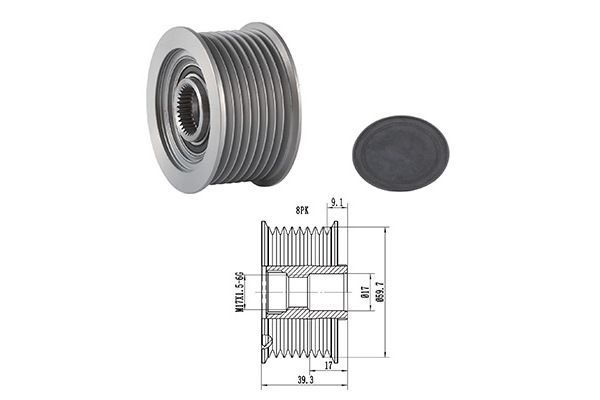 GOOM AP-0050 - Alternator Freewheel Clutch