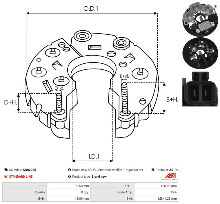 Seadistaja, generaator, AS-PL ARR2035