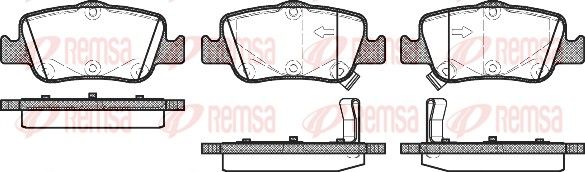 Комплект гальмівних колодок на Auris, Corolla