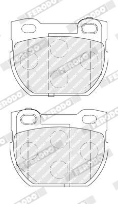 FERODO FDB1994 Brake Pad Set, disc brake