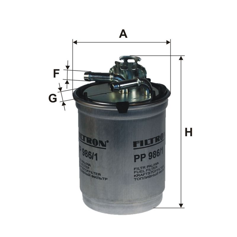 Kütusefilter, FILTRON PP 986, 1