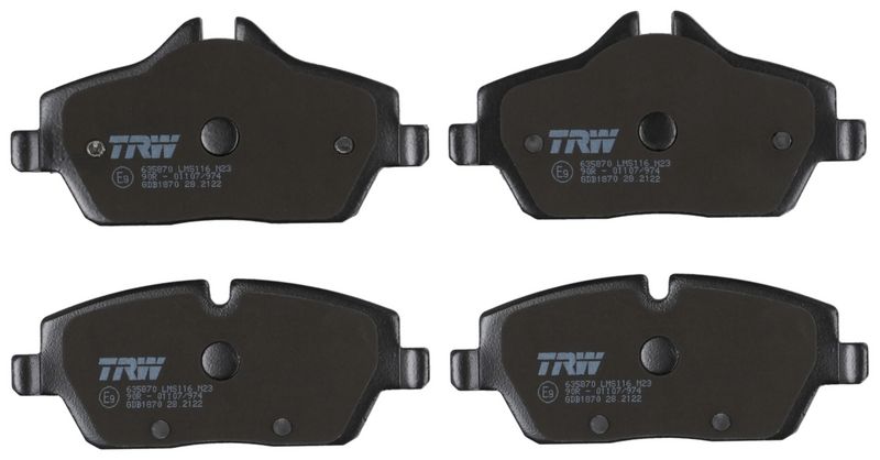 TRW GDB1870 Brake Pad Set, disc brake