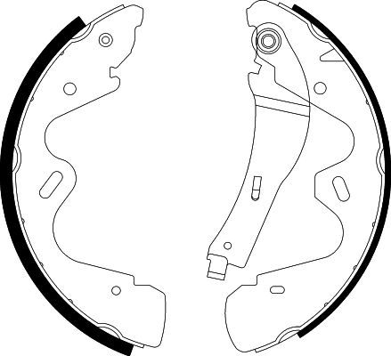 HELLA PAGID 8DB 355 002-941 Brake Shoe Set