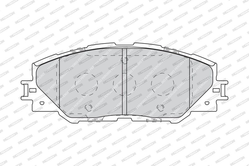 FERODO Plaquettes de frein à disque FDB4136