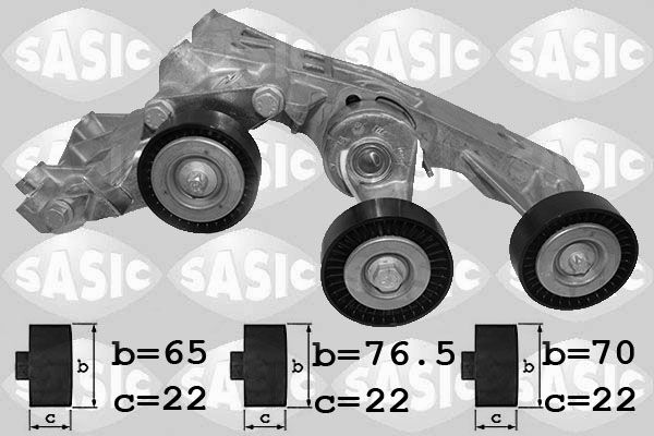SASIC 1626187 - Belt Tensioner, V-ribbed belt