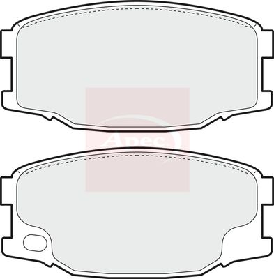 APEC Brake Pad Set, disc brake PAD1361