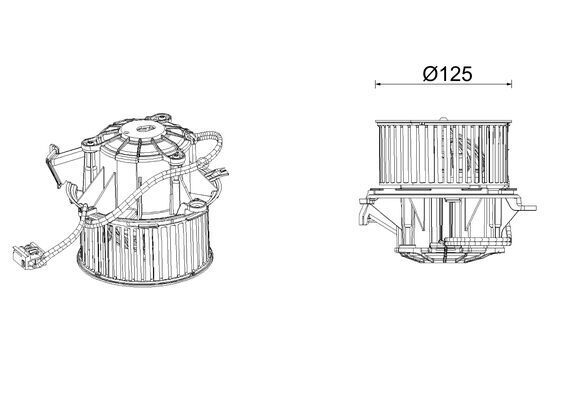 Компресор салону, Mahle AB339000P