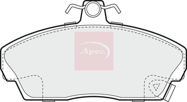 APEC Brake Pad Set, disc brake PAD689