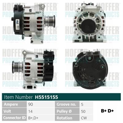 HOFFER generátor H5515155