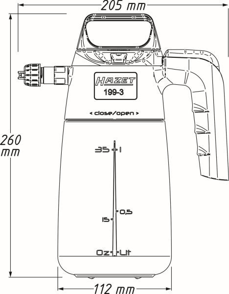 HAZET 199-3 Pump Spray Can
