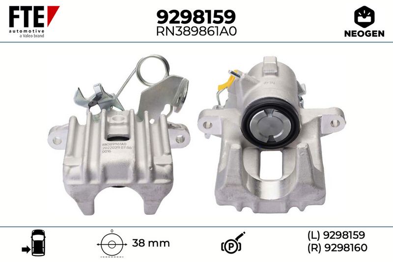 Kočione čeljusti FTE 9298159