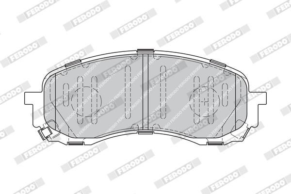 FERODO FDB1863 Brake Pad Set, disc brake
