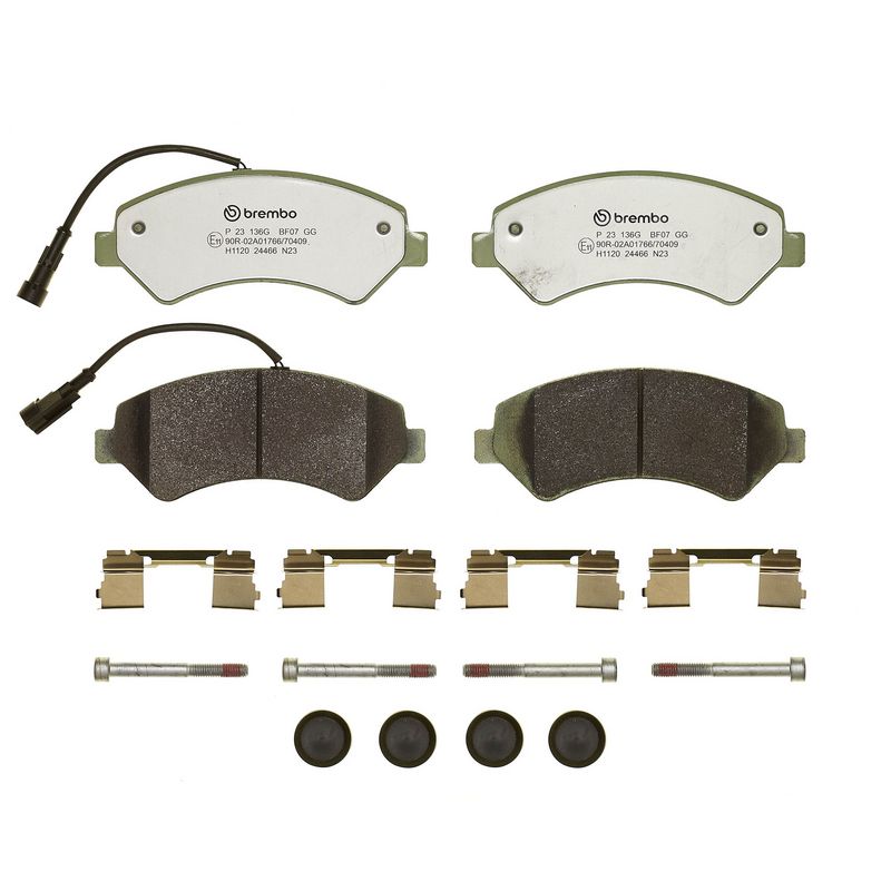 BREMBO P 23 136G Brake Pad Set, disc brake