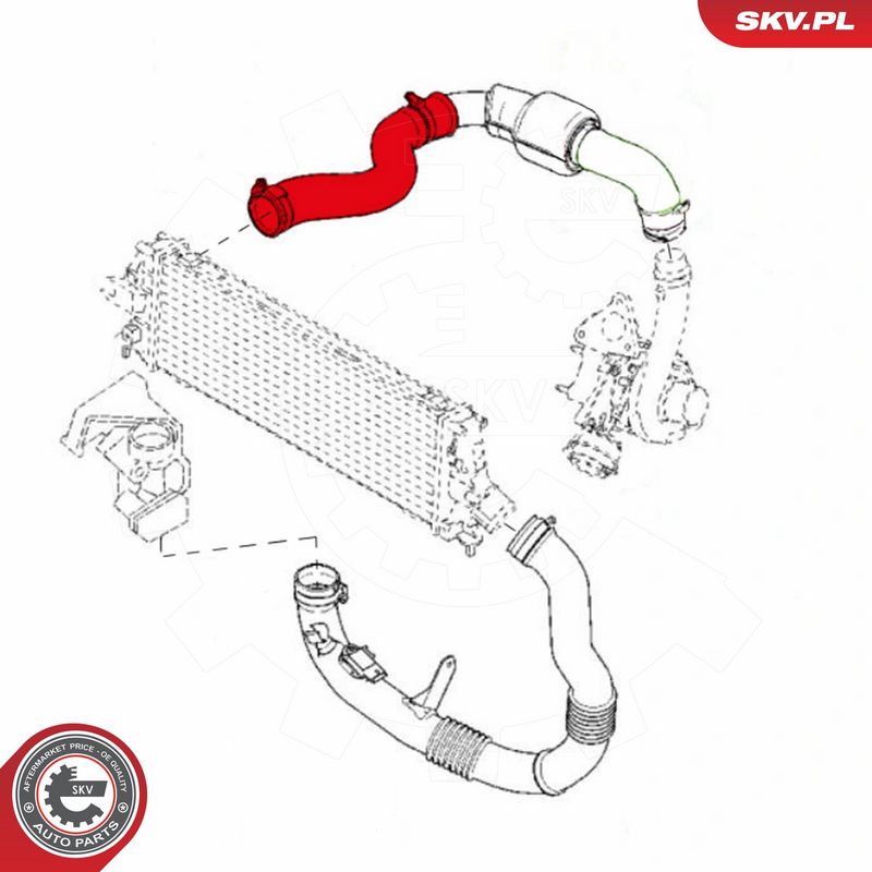 ESEN SKV 24SKV815 Charge Air Hose