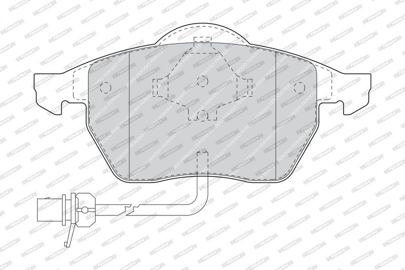 FERODO Plaquettes de frein à disque FDB1496