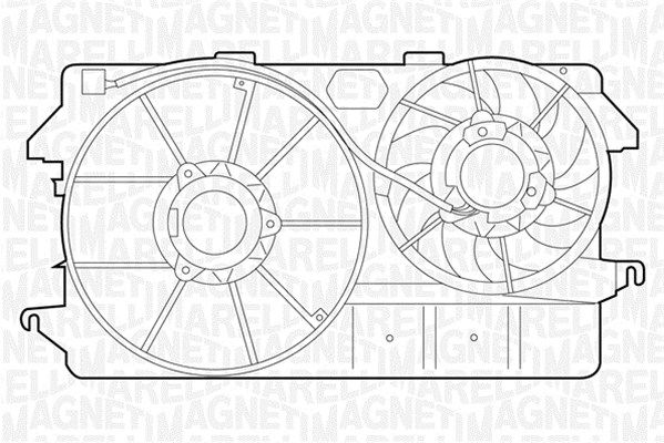 MAGNETI MARELLI ventilátor, motorhűtés 069422321010