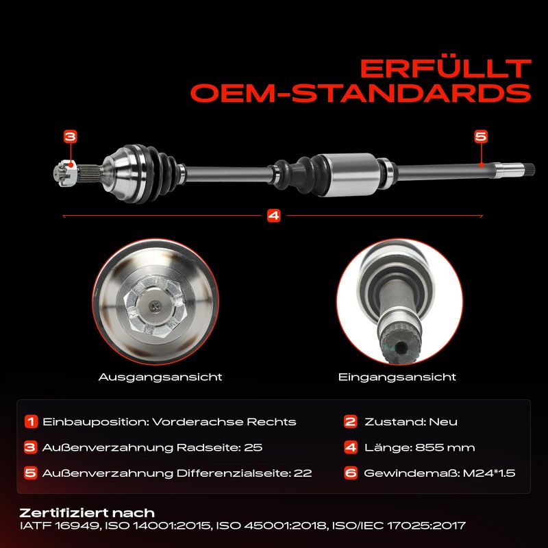 Frankberg 5481FB0038236 Drive Shaft