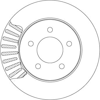 TRW DF4508 Brake Disc