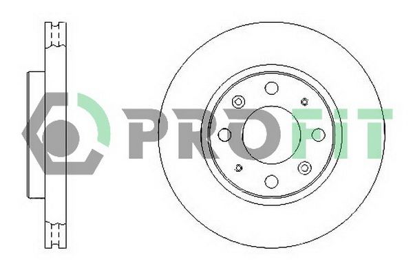 Гальмівний диск, Profit 5010-1528