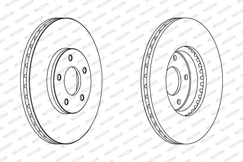 Disc frana DDF1478C-1 FERODO