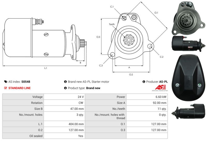 AS-PL S0548 Starter