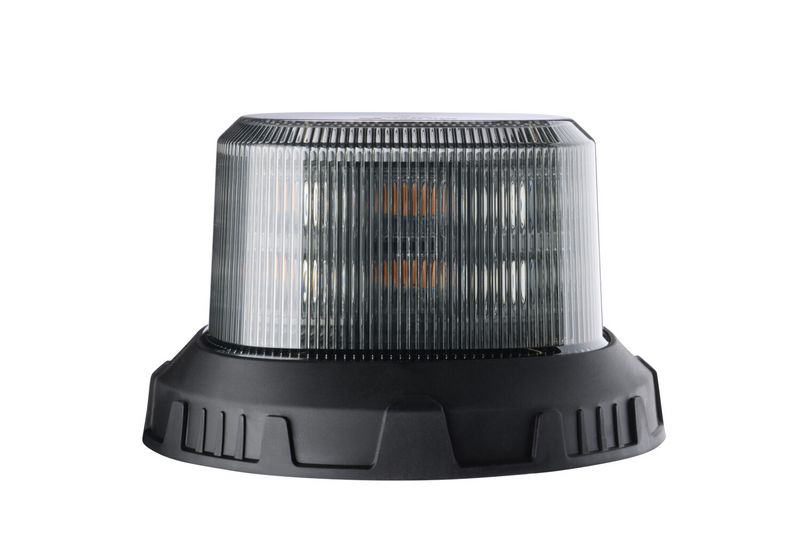 Roterend baken  K-LED QUADRA (oranje, 12/24V, LED, LED, 96Wx32, 3-Punts montage, aantal programma's: 2, draaien  dubbele flits  (EN) grey lampshade)