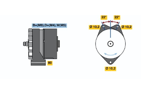 BOSCH 0120469891 - Generatorius
