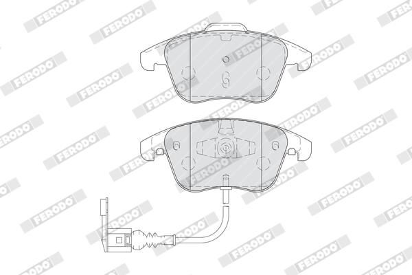 FERODO FDB4057 Brake Pad Set, disc brake