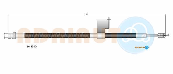 Гальмівний шланг, Adriauto 10.1245
