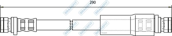 APEC Brake Hose BHO4101