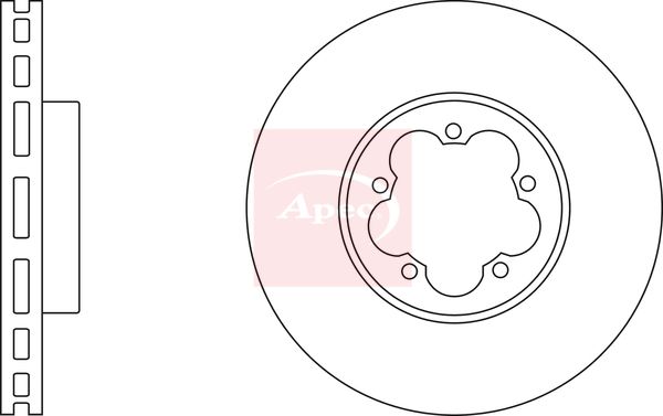 APEC Brake Disc DSK2928
