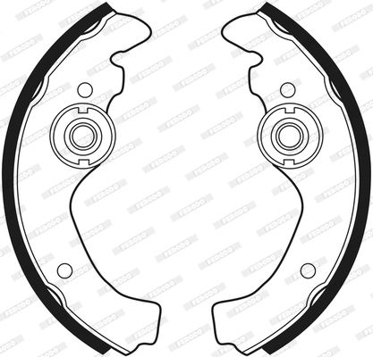 FERODO FSB23 Brake Shoe Set