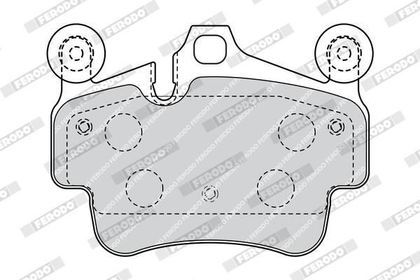 FERODO FDB4330 Brake Pad Set, disc brake