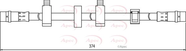 APEC Brake Hose HOS4103