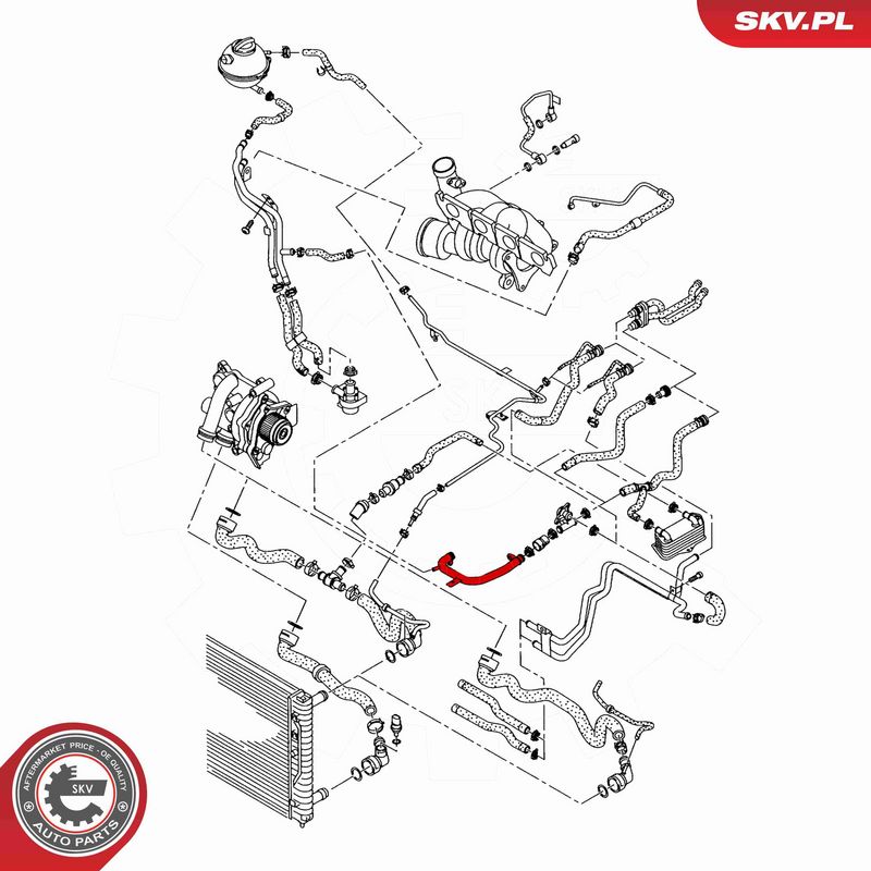Jahutusvedeliku torustik, ESEN SKV 43SKV763