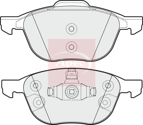 APEC Brake Pad Set, disc brake PAD1821