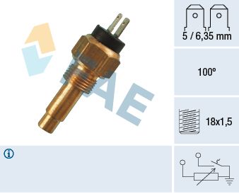 Sonde+température+liquide+refroidissement FAE 34190