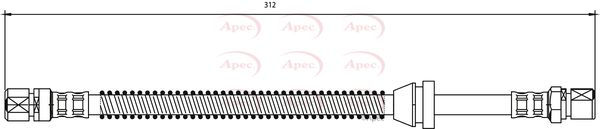 APEC Brake Hose HOS3813
