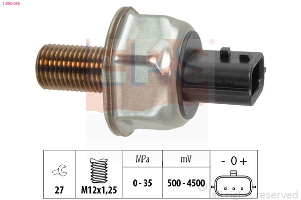 Sensor, presión combustible