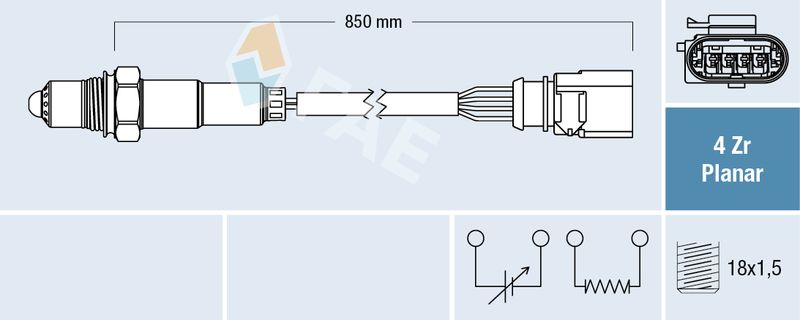 Кисневий датчик, Fae 77403