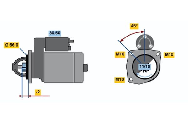 BOSCH 0 986 013 240 Starter