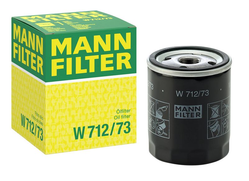 Õlifilter, MANN-FILTER W 712, 73