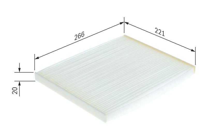 Filtre+d'habitacle BOSCH 1 987 432 188