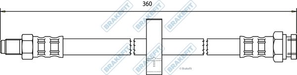 APEC Brake Hose BHO4045
