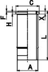Product Image - Cilindervoering - 89599110 - KOLBENSCHMIDT