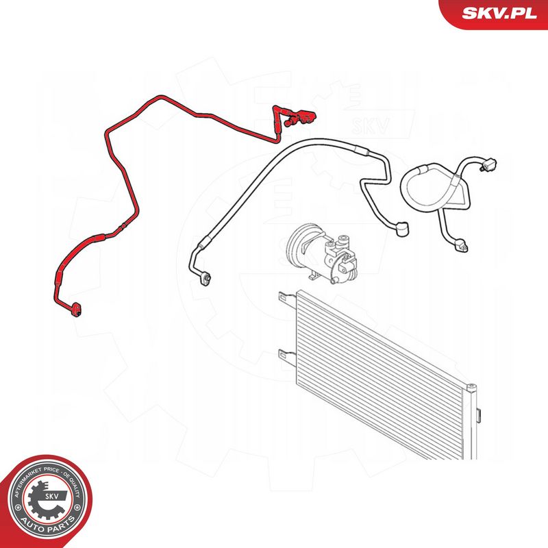 Kõrgsurve-, madalsurvetorustik, kliimaseade, ESEN SKV 54SKV606